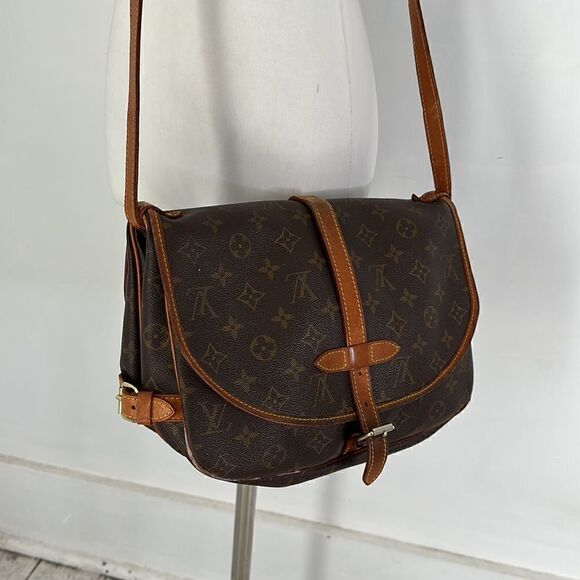 Vintage Louis Vuitton Double Flap Crossbody Bag - Picture 2 of 12